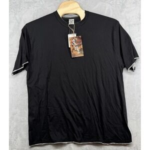 Tool Jeans Black Cotton Crewneck T-Shirt Tee Shirt Men's Size 3XL NWT‎